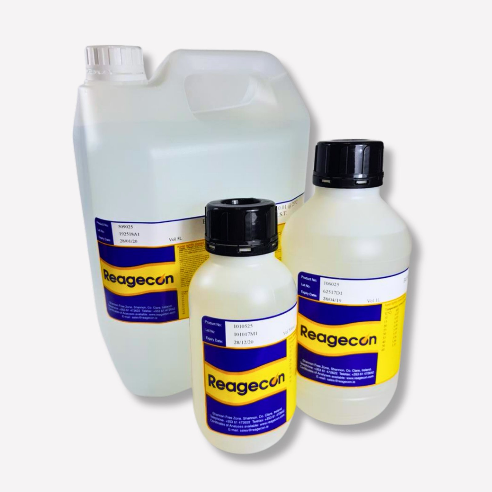 Reagecon pH 5.00 Buffer Solution at 25°C ISO 17025