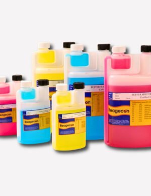 Reagecon pH 7.00 Colour Coded Buffer Solution - 25°C in Twin Neck ISO 17025